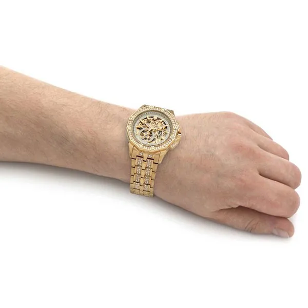 Đồng Hồ Nam Bulova Crystal Octava Automatic Automatic Watch 98A292 Màu Vàng Gold - Đồng hồ - Vua Hàng Hiệu