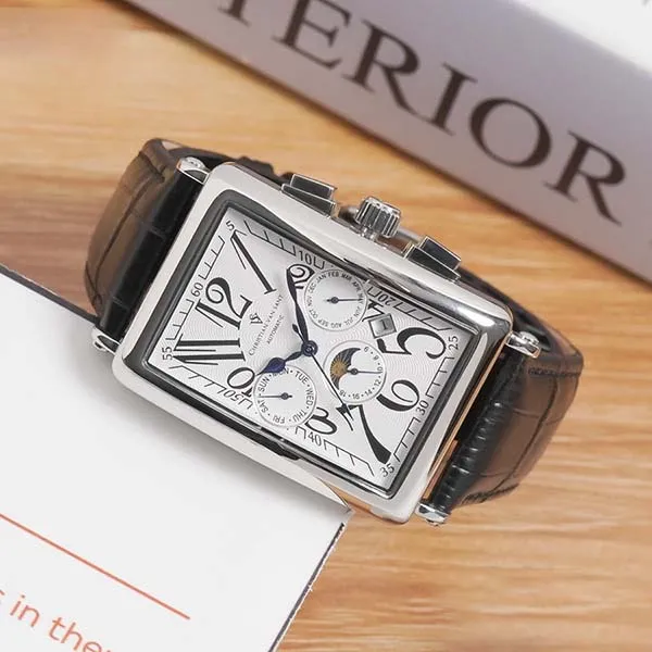 Đồng Hồ Nam Christian Van Sant Prodigy Automatic White Dial Men's Watch CV9131 Màu Đen Bạc - Đồng hồ - Vua Hàng Hiệu
