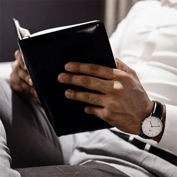 Đồng Hồ Nam Daniel Wellington DW00100020 Màu Đen Trắng - Đồng hồ - Vua Hàng Hiệu