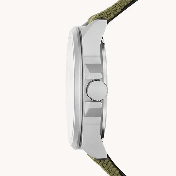 Đồng Hồ Nam Fossil Bronson FS5918 Dây Nylon Màu Xanh Lá