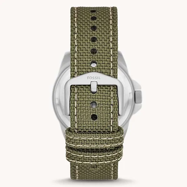 Đồng Hồ Nam Fossil Bronson FS5918 Dây Nylon Màu Xanh Lá