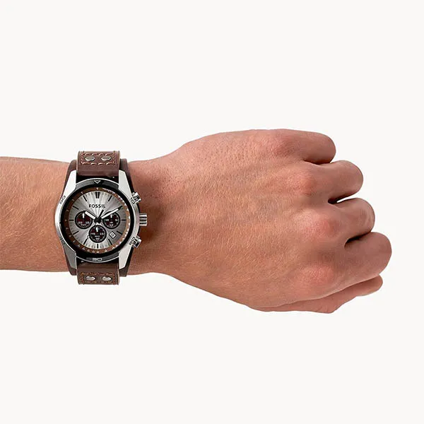 Đồng Hồ Nam Fossil Coachman CH2565 Dây Da Màu Nâu - Đồng hồ - Vua Hàng Hiệu