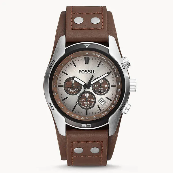 Đồng Hồ Nam Fossil Coachman CH2565 Dây Da Màu Nâu - Đồng hồ - Vua Hàng Hiệu