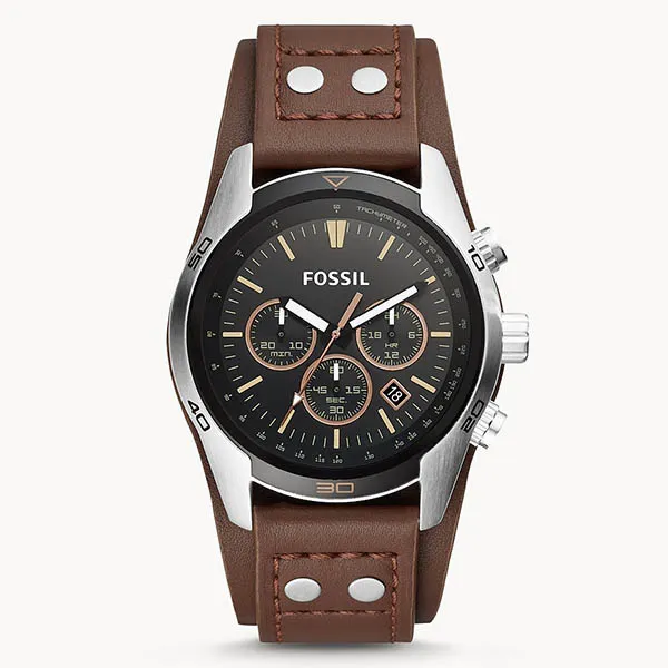 Đồng Hồ Nam Fossil Coachman CH2891 Dây Da Màu Nâu - Đồng hồ - Vua Hàng Hiệu