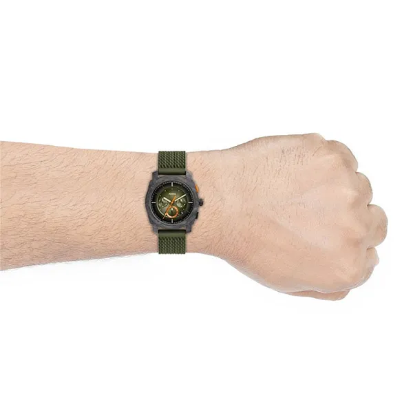 Đồng Hồ Nam Fossil Dây Silicone FS5872 Màu Xanh Lá
