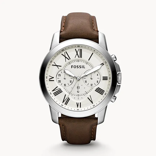 Đồng Hồ Nam Fossil Grant FS4735 Dây Da Màu Nâu - Đồng hồ - Vua Hàng Hiệu