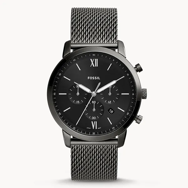 Đồng Hồ Nam Fossil Neutra Chrono FS5699 Dây Thép Không Gỉ Màu Xám Khói