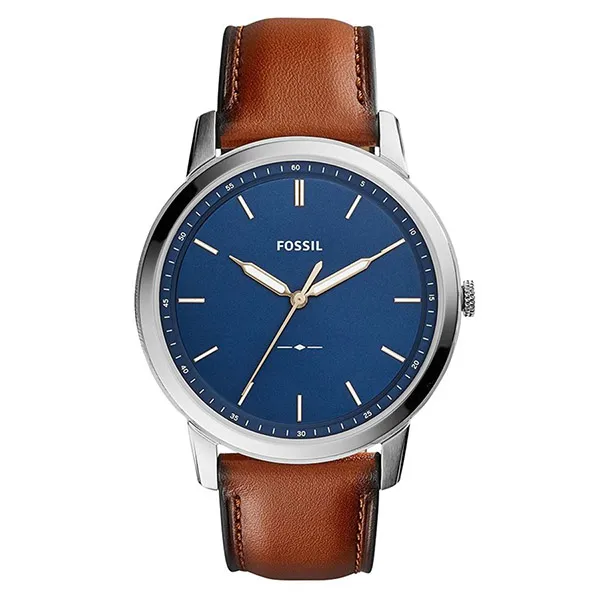 Đồng Hồ Nam Fossil The Minimalist 3H Dây Da FS5304 Màu Nâu - Đồng hồ - Vua Hàng Hiệu