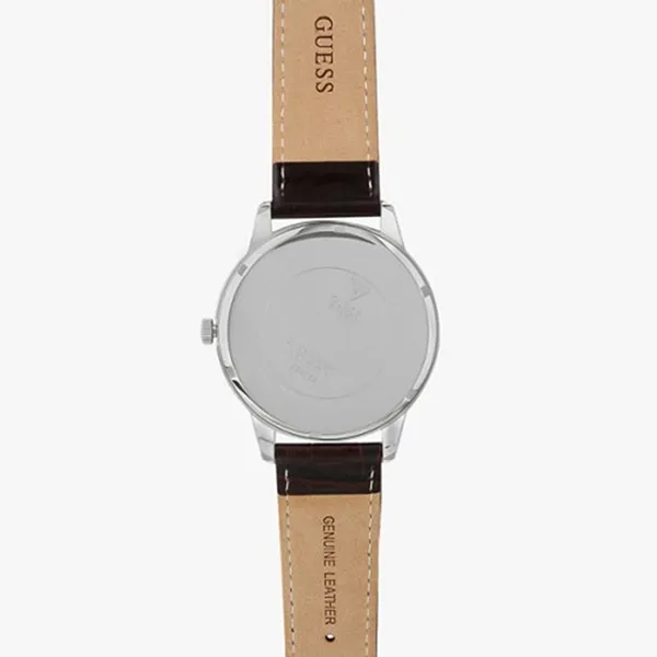 Đồng Hồ Nam Guess Brown/Beige Multi Function Analog Watch W0920G2 Màu Nâu