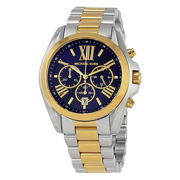 Đồng Hồ Nam Michael Kors Bradshaw Chronograph Blue Dial Two-Tone MK5976 Phối Màu