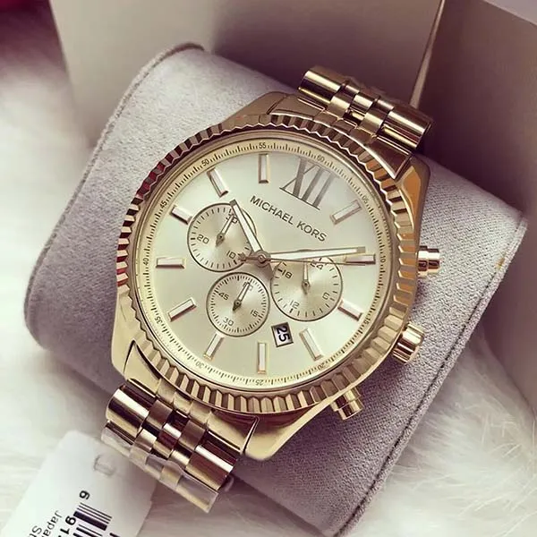 Đồng Hồ Nam Michael Kors MK8281 45mm Màu Vàng