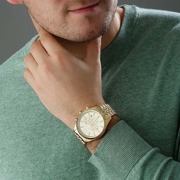 Đồng Hồ Nam Michael Kors MK8281 45mm Màu Vàng