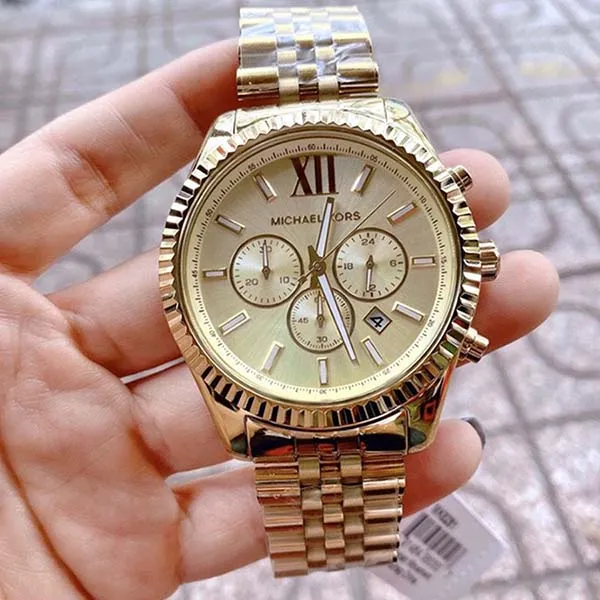 Đồng Hồ Nam Michael Kors MK8281 45mm Màu Vàng