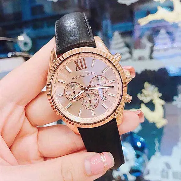 Đồng Hồ Nam Michael Kors MK8516 44mm Màu Đen – Vàng Hồng - Đồng hồ - Vua Hàng Hiệu