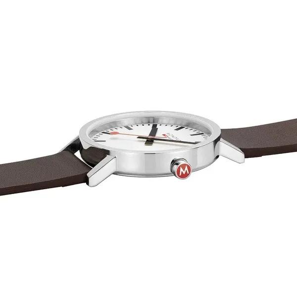 Đồng Hồ Nam Mondaine Classic Brown Vegan Watch A660.30360.11SBGV - 40mm Màu Nâu Bạc - Đồng hồ - Vua Hàng Hiệu
