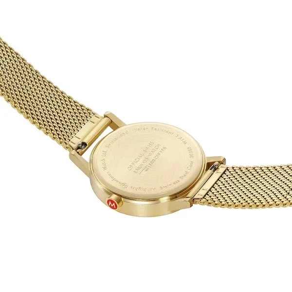 Đồng Hồ Nam Mondaine Classic Forest Green Golden Stainless Steel Watch A660.30360.60SBM - 40mm Màu Vàng Xanh