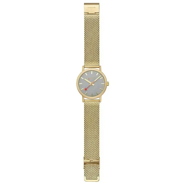Đồng Hồ Nam Mondaine Classic Good Gray Golden Stainless Steel Watch A660.30360.80SBM - 40mm Màu Vàng