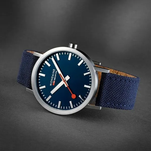 Đồng Hồ Nam Mondaine Classic Ocean Blue Watch A660.30314.40SBD - 36mm Màu Xanh Bạc - Đồng hồ - Vua Hàng Hiệu