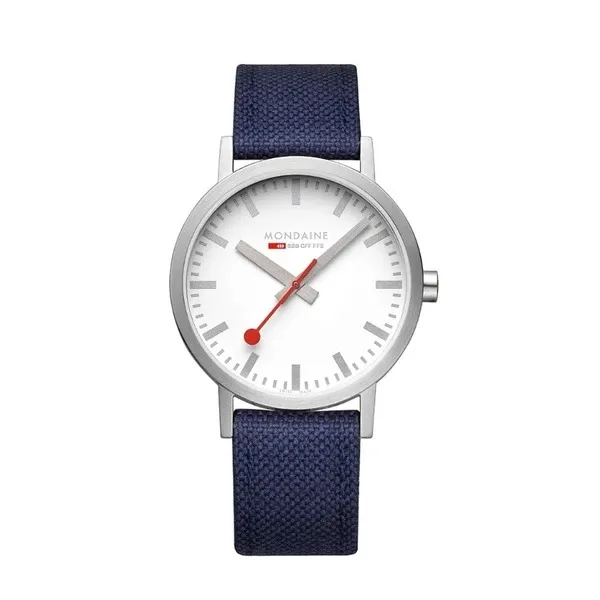 Đồng Hồ Nam Mondaine Classic Ocean Blue Watch A660.30360.17SBD1 - 40mm Màu Bạc - Đồng hồ - Vua Hàng Hiệu