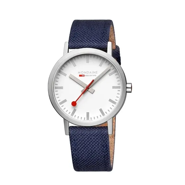 Đồng Hồ Nam Mondaine Classic Ocean Blue Watch A660.30360.17SBD1 - 40mm Màu Bạc - Đồng hồ - Vua Hàng Hiệu