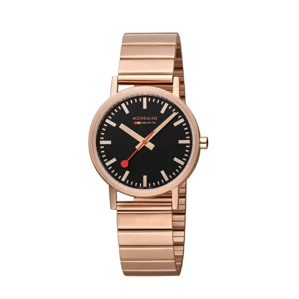 Đồng Hồ Nam Mondaine Classic Rose Golden Watch A660.30314.16SBR - 36mm Màu Vàng Hồng - Đồng hồ - Vua Hàng Hiệu