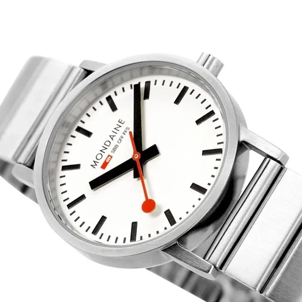 Đồng Hồ Nam Mondaine Classic Stainless Steel Watch A660.30360.16SBJ - 40mm Màu Xám Bạc