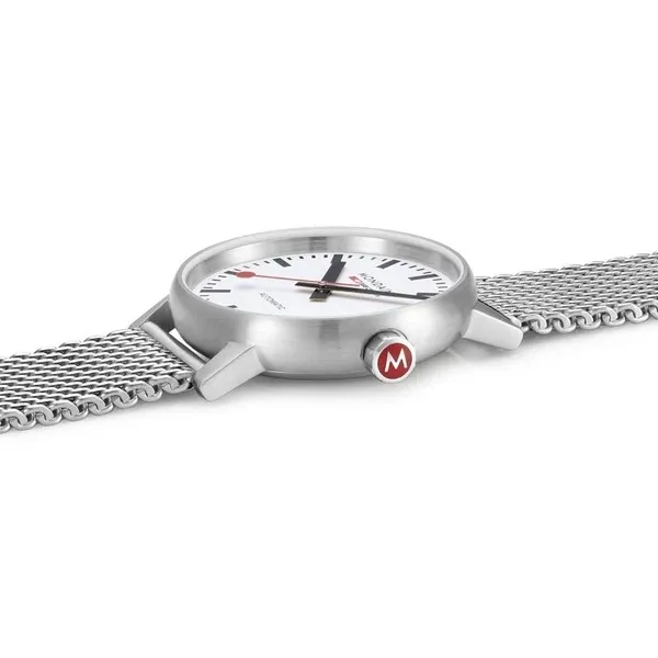 Đồng Hồ Nam Mondaine Evo2 Automatic Stainless Steel Watch MSE.40610.SM - 35mm Màu Xám Bạc