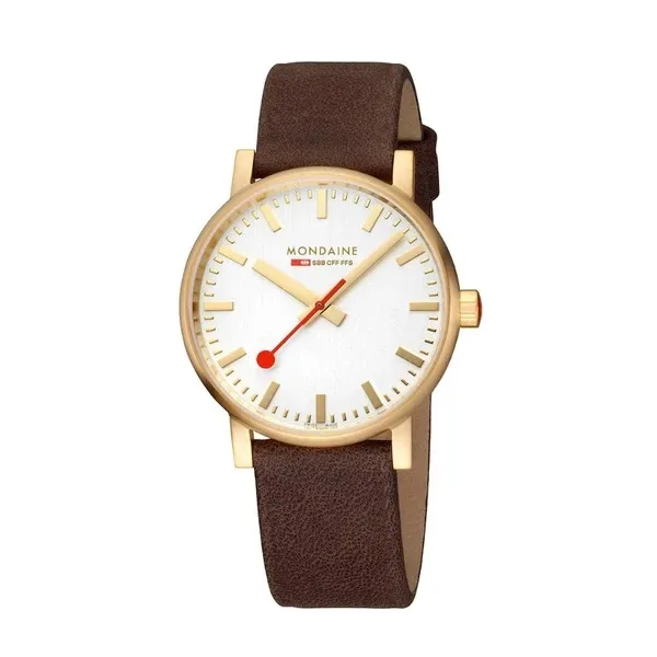 Đồng Hồ Nam Mondaine Evo2 Golden Watch MSE.40112.LG - 40mm Màu Nâu Vàng - Đồng hồ - Vua Hàng Hiệu