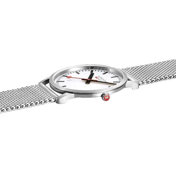 Đồng Hồ Nam Mondaine Simply Elegant Classic Stainless Steel Watch A638.30350.16SBZ - 40mm Màu Xám Bạc