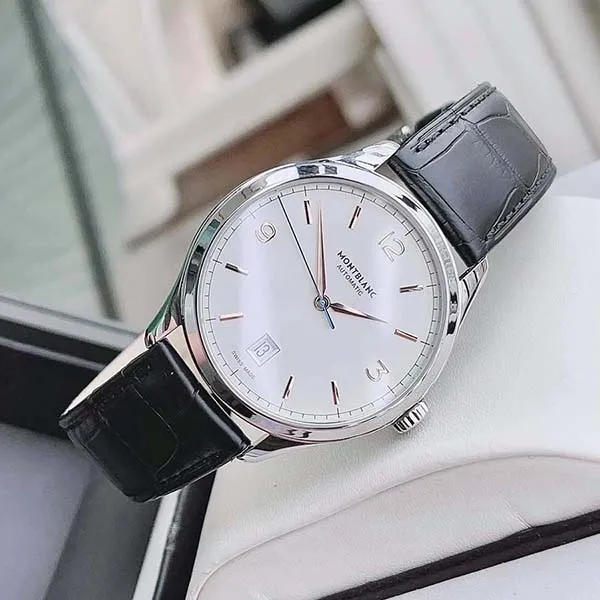 Đồng Hồ Nam Montblanc Heritage 112520 Chronométrie Watch 40mm Màu Đen Bạc - Đồng hồ - Vua Hàng Hiệu