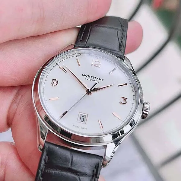 Đồng Hồ Nam Montblanc Heritage 112520 Chronométrie Watch 40mm Màu Đen Bạc - Đồng hồ - Vua Hàng Hiệu