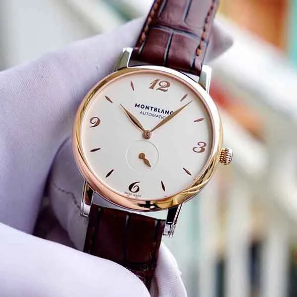 Đồng Hồ Nam Montblanc Star Classique 107309 Màu Nâu Trắng - Đồng hồ - Vua Hàng Hiệu