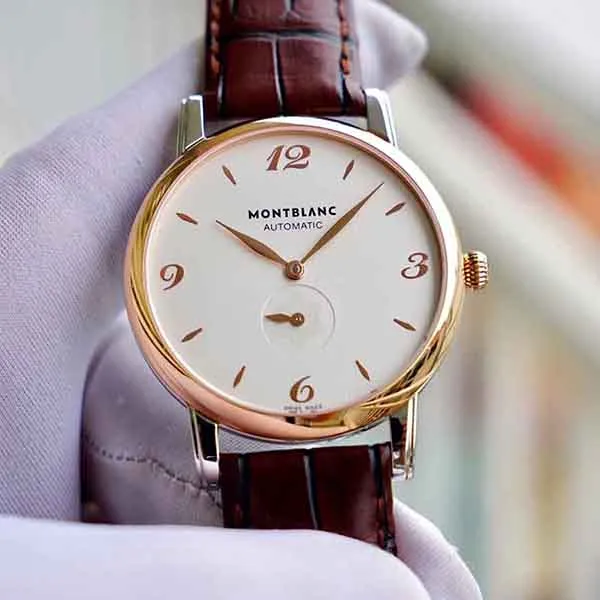 Đồng Hồ Nam Montblanc Star Classique 107309 Màu Nâu Trắng - Đồng hồ - Vua Hàng Hiệu