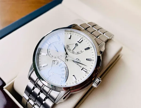 Đồng Hồ Nam Orient Star Retrograde SDE00002W0 Màu Bạc - Đồng hồ - Vua Hàng Hiệu