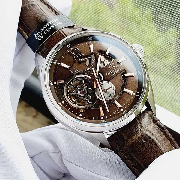 Đồng Hồ Nam Orient Star 41 mm SDK05004K0 Màu Nâu - Đồng hồ - Vua Hàng Hiệu