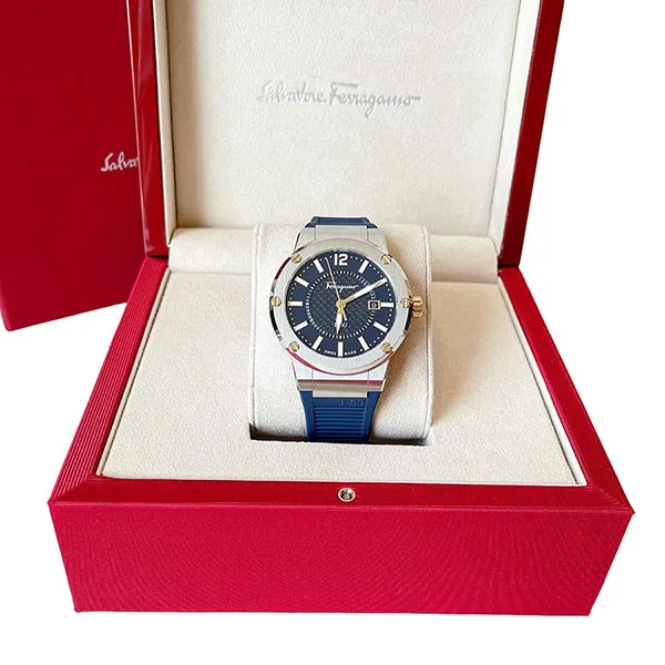 Đồng Hồ Nam Salvatore Ferragamo F-80 Màu Xanh Blue