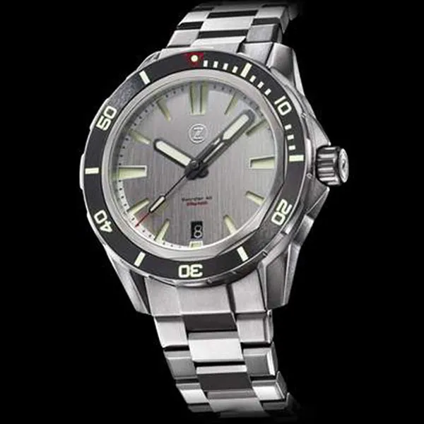 Đồng Hồ Nam Zelos Swordfish 40mm Ti Satin Màu Bạc