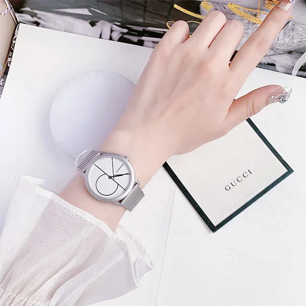 Đồng Hồ Nữ Calvin Klein CK Minimal Quartz White Dial Ladies Watch K3M5215X Màu Bạc - Đồng hồ - Vua Hàng Hiệu