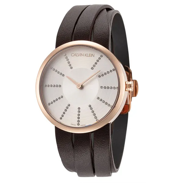 Đồng Hồ Nữ Calvin Klein CK Women Extension 32mm Quartz Watch K2R2MTGX Màu Nâu - Đồng hồ - Vua Hàng Hiệu