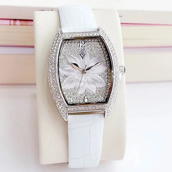 Đồng Hồ Nữ Christian Van Sant Lotus Quartz White Dial Ladies Watch CV4851 Màu Trắng Bạc - Đồng hồ - Vua Hàng Hiệu