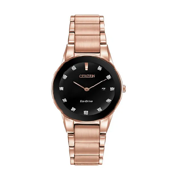 Đồng Hồ Nữ Citizen Eco-Drive GA1058-59Q Màu Vàng Hồng