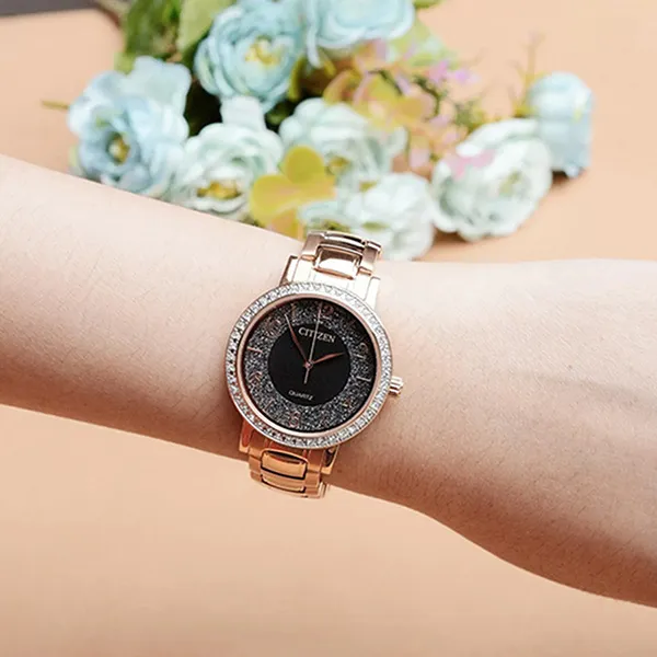 Đồng Hồ Nữ Citizen EL3048-53E Màu Vàng Hồng - Đồng hồ - Vua Hàng Hiệu
