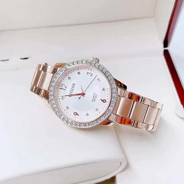 Đồng Hồ Nữ Citizen EL3093-83A Màu Vàng Hồng - Đồng hồ - Vua Hàng Hiệu