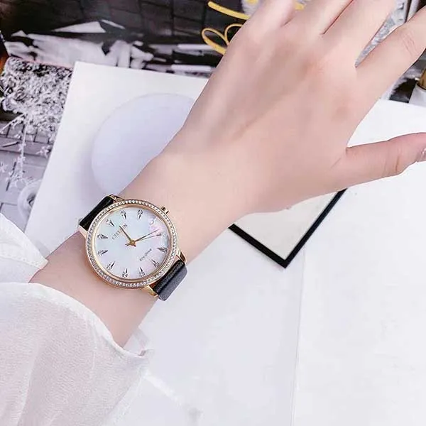 Đồng Hồ Nữ Citizen FE704207D Silhouette 36mm Màu Đen Vàng - Đồng hồ - Vua Hàng Hiệu