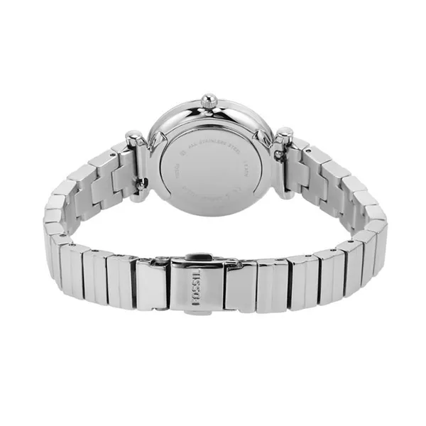 Đồng Hồ Nữ Fossil Carlie ES5189 Dây Thép Không Gỉ Màu Bạc