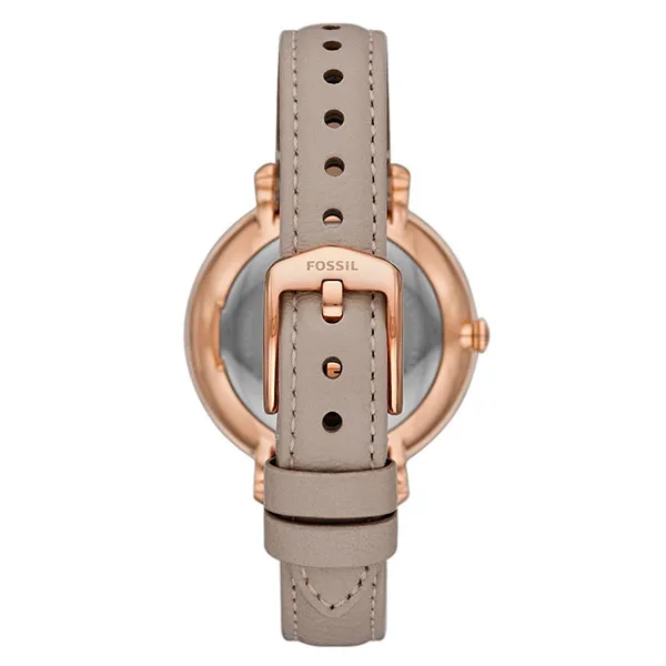 Đồng Hồ Nữ Fossil Jacqueline Solar Dây Da ES5091 Màu Xám - Đồng hồ - Vua Hàng Hiệu