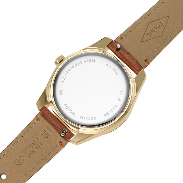 Đồng Hồ Nữ Fossil Scarlette Dây Da ES5184 Màu Nâu