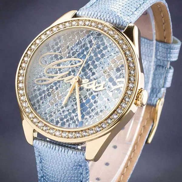 Đồng Hồ Nữ Guess Analog Blue Dial Women's Watch-W0612L1 Màu Xanh Blue