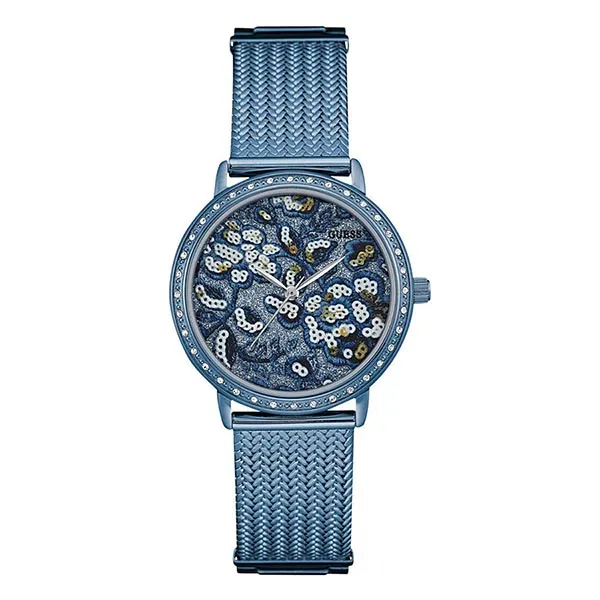 Đồng Hồ Nữ Guess Brocade Trendy Blue Watch 35mm U0822L3 Màu Xanh - Đồng hồ - Vua Hàng Hiệu