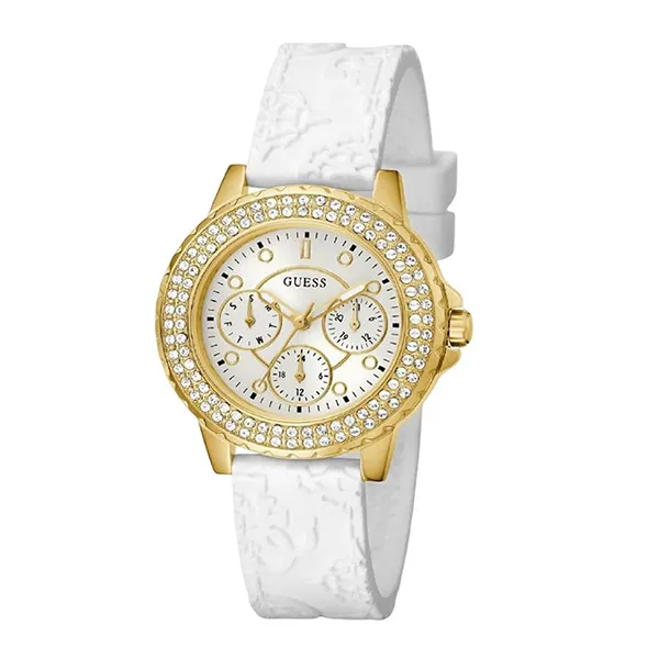 Đồng Hồ Nữ Guess Crown Jewel GW0411L1 Màu Trắng - Đồng hồ - Vua Hàng Hiệu